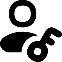 User Account Passkey Icon from Flex Remix Set