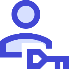 User Account Passkey Icon from Sharp Duo Set