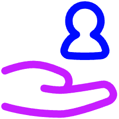 User Accountability Responsibility Icon from Plump Neon Set