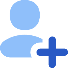 User Add Plus Icon from Flex Flat Set