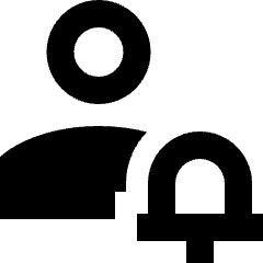 User Alert Bell Icon from Sharp Remix Set