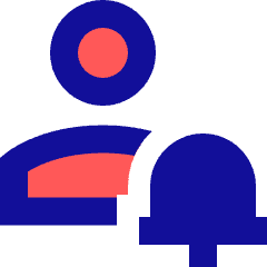 User Alert Bell Icon from Sharp Pop Set