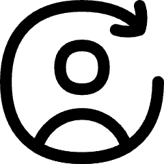 User Arrows Account Switch Icon from Flex Line Set