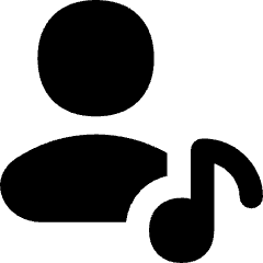 User Artist Icon from Flex Solid Set