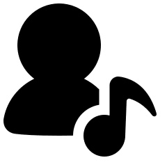 User Artist Icon from Plump Solid Set