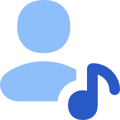 User Artist Icon from Flex Flat Set