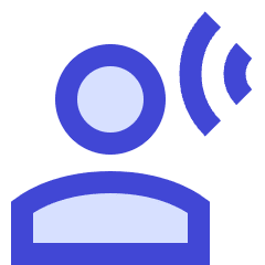 User Audio Listening Icon from Sharp Duo Set
