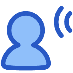 User Audio Listening Icon from Plump Duo Set