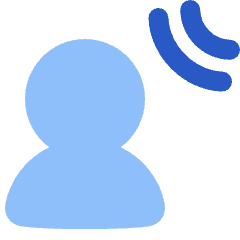 User Audio Spatial Icon from Plump Flat Set