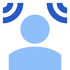 User Audio Spatial Surround Sound Icon from Sharp Flat Set