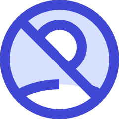 User Block No Accounts Icon from Sharp Duo Set