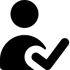 User Check Icon from Micro Solid Set