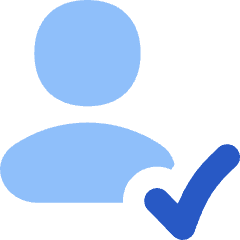 User Check Validate Icon from Flex Flat Set