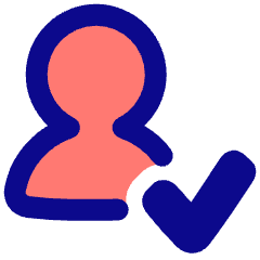 User Check Validate Icon from Plump Pop Set