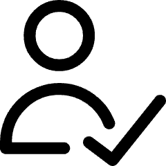 User Check Validate Icon from Core Line Set
