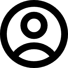 User Circle Icon from Micro Line Set