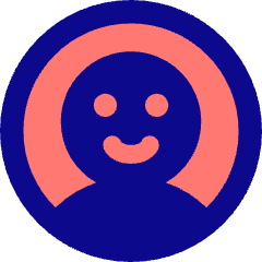 User Circle Avatar Happy Icon from Core Pop Set