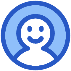 User Circle Avatar Happy Icon from Plump Duo Set