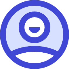User Circle Avatar Happy Icon from Sharp Duo Set