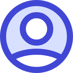 User Circle Single Icon from Sharp Duo Set