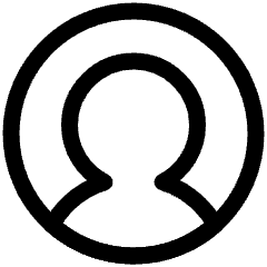 User Circle Single Icon from Plump Line Set