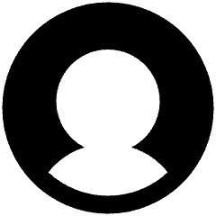 User Circle Single Icon from Plump Solid Set