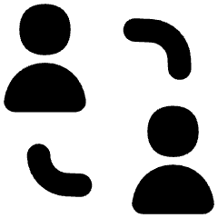 User Collaborate Group Icon from Flex Solid Set