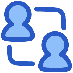 User Collaborate Group Icon from Plump Duo Set