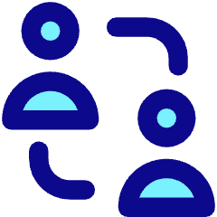 User Collaborate Group Icon from Core Pop Set