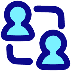 User Collaborate Group Icon from Plump Pop Set