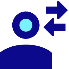 User Customer Transaction Icon from Sharp Pop Set