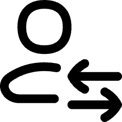 User Customer Transaction Icon from Flex Line Set