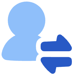 User Customer Transaction Icon from Plump Flat Set