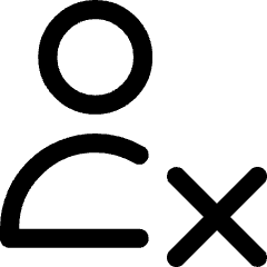 User Delete Cross Icon from Core Line Set