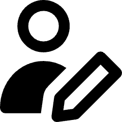 User Edit Pencil Icon from Core Remix Set