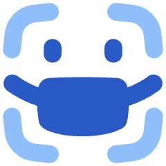 User Face Id Mask Icon from Flex Flat Set