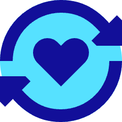 User Feedback Heart Icon from Sharp Pop Set