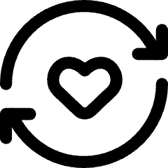 User Feedback Heart Icon from Core Line Set