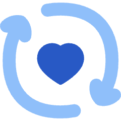 User Feedback Heart Icon from Flex Flat Set