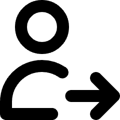 User Following Icon from Micro Line Set