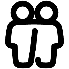 User Friendship Group Icon from Plump Remix Set