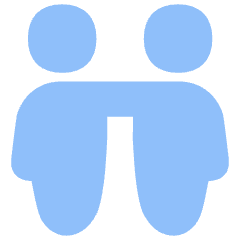 User Friendship Group Icon from Flex Flat Set