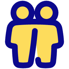 User Friendship Group Icon from Plump Pop Set