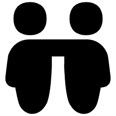 User Friendship Group Icon from Flex Solid Set