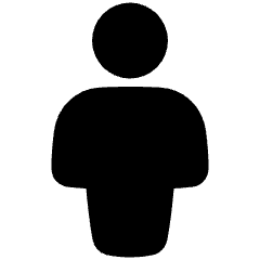 User Full Body Icon from Plump Solid Set