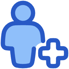 User Full Body Add Plus Icon from Plump Duo Set