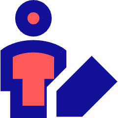 User Full Body Edit Pencil Icon from Sharp Pop Set