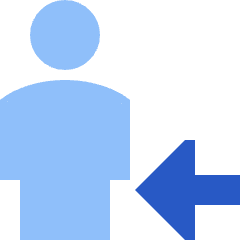 User Full Body Followers Icon from Sharp Flat Set