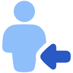 User Full Body Followers Icon from Plump Flat Set