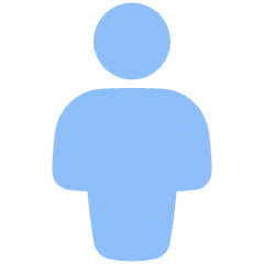 User Full Body Icon from Plump Flat Set